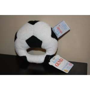  Soft Baby Gund Soccer Ball Rattle Toy 