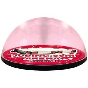  NHL Phoenix Coyotes Round Crystal Magnetized Paperweight 