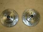 ford granada brake rotors drilled and slotted (Fits Ford Granada)