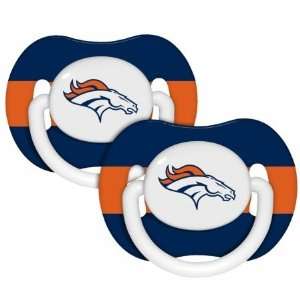  Baby Fanatic 143333 Denver Broncos Pacifiers 2 pack Baby