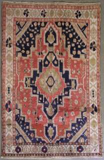   PERSIAN SERAPI ORIENTAL HAND KNOTTED WOOL AREA RUG CARPET  