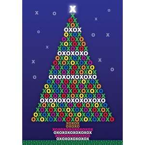 XOXO Christmas Tree   Boxed Holiday Christmas Greeting 