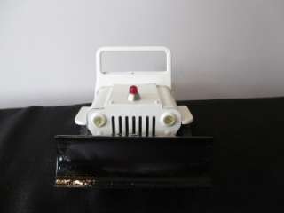 Vintage Tonka AA Snow Plow Wrecker Jeep Convertible Tin Toy Truck 