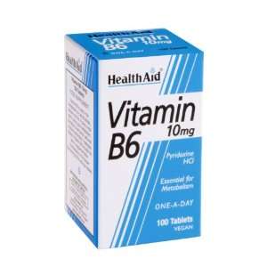   Vitamin B6 (Pyridoxine HCl) 10mg 100 Tablets