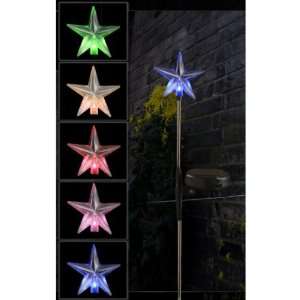  Encore H5131 Solar Powered Color Changing Star Garden 