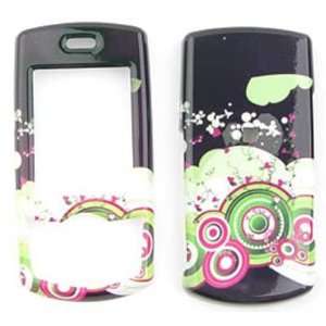  Samsung Scarlet T659 Green/Pink Plants and Butterflies on 