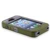 New Otterbox Defender Case Envy Green Gunmetal Grey for iPhone 4 4S in 
