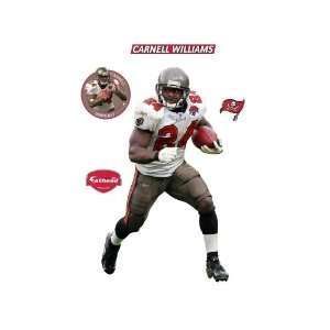  Fathead Carnell Williams Tampa Bay Buccaneers Wall Decal 