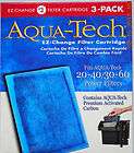 Aqua Tech 3 Pack EZ Change Filter Cartridge 20 40/30 60 #3 NIB