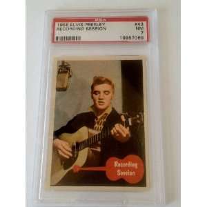  1956 Elvis Presley Card #43 Recording Sessions PSA Graded 