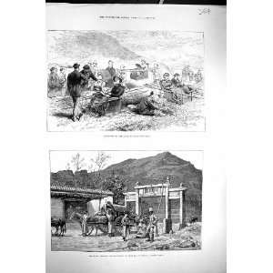  1883 Afternoon Scene Kennedy Road Hong Kong Boundary Shan 