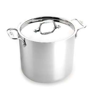  All Clad Stainless 7 qt. Stockpot with Lid 5507 Kitchen 
