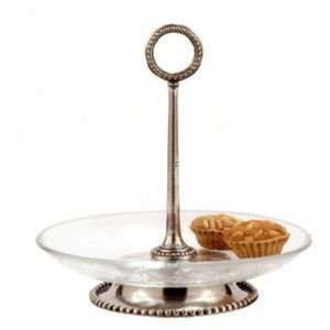  Arte Italica Tesoro Collection Petit Four Stand 10.5 Inch 