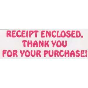 Ideal 100 Self Inking Receipt Enclosed. Thank You For Your Purchase 