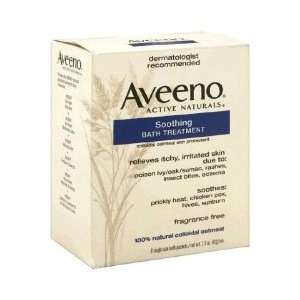  Aveeno soothing bath treatment, single use packets   8 ea 