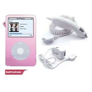  Pink Cover Skin Silicone Case for Apple Ipod Video 30g 