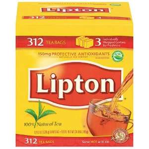 Lipton Tea Bags 312 Count Box  Grocery & Gourmet Food