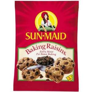 Sunmaid Baking Raisins, 6 oz. Bag (Pack of 12)  Grocery 