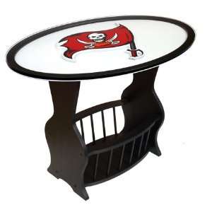  Tampa Bay Buccaneers Glass End Table 