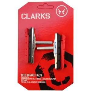  Clarks Cartridge Post Mount Brake Pad Brake Shoes Clk Mtb 