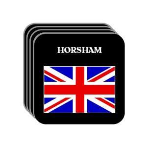  UK, England   HORSHAM Set of 4 Mini Mousepad Coasters 