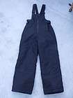 childrens black columbia snowpants with bib 10 12 