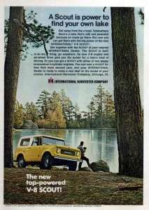 1967 International Harvester Scout Original Color Ad  