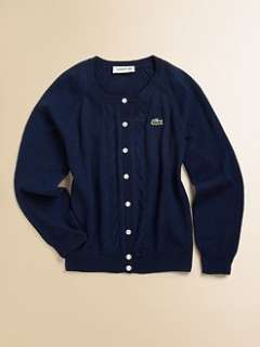 Lacoste   Girls Cable Cardigan