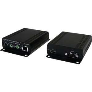   IR Control. HDMI OVER CAT5 VIDEO EXTENDER WITH AUDIO RS232 AND IR