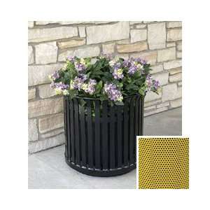  Wausau Tile MF8010Y Metal Armor Planter