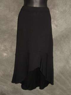 St John COUTURE santana knit black suit skirt 14 16  