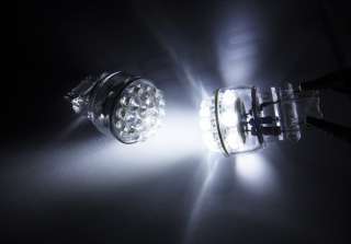 Pair of (2 pieces) 3156 / 3157 Xenon White 24 LED Light Bulbs