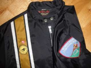 Vintage Pla Jac Dunbrooke jacket Wis Conservation Club patches pins M 