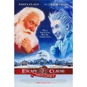 The Santa Clause 3 The Escape Clause   Movie Poster   27 x 40  
