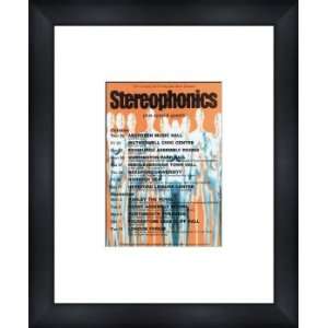 STEREOPHONICS UK Tour 1998   Custom Framed Original Ad   Framed Music 