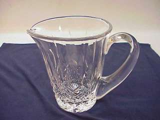 WATERFORD CRYSTAL LISMORE PITCHER cut glass 25 OZ  