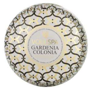  Voluspa Gardenia Colonia 2 Wick Candle Tin