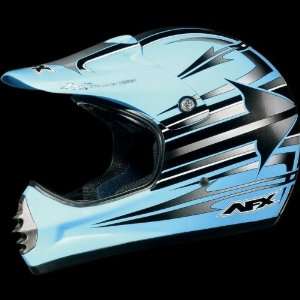  AFX Youth FX 6R Ultra Helmet   Large/Ice Blue Multi 