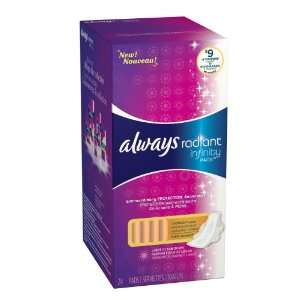  Always Radiant Infinity Overnight With Wings Fresh Scented 
