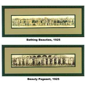   & Beauty Pageant, 1925 Framed Panoramic Photograph