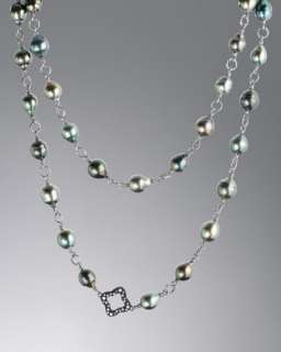 Toggle Clasp Pearl Necklace  