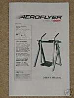 Healthrider Aeroflyer Owners & Illustrated Part Manual  
