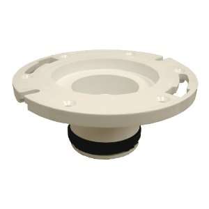   Finger Flange Less Knockout, White, 3 Inch by 3 Inch