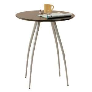  Adesso Cafe Table, Black/Steel