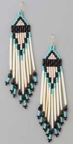 Jacquie Aiche Tipi Short Native American Beaded Earrings  