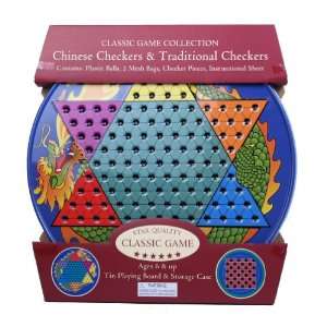  Chinese Checkers and Traditional Checkers Toys & Games