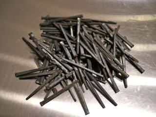   Antique Wrought IRON Square Blacksmith Forged Nails 2.25 57 cm  