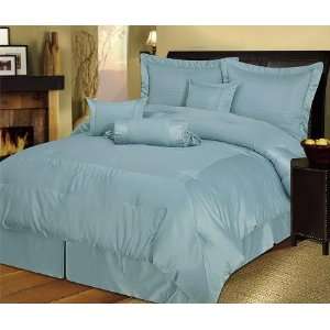  Harmony 7 piece Comforter Set King blue