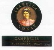 Campbells Isabella Rare Rutherglen Tokay (half bottle) 