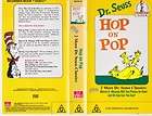 DR SEUSS HOP ON POP VHS PAL VIDEO~ A RARE FIND
